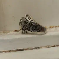 انگشتر زبرجد افغان با رکاب اروپایی