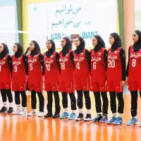 تیم والیبال دختران