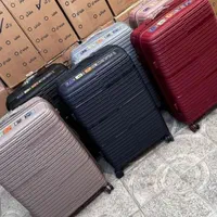 چمدان PP آستر آنتی باکتریال چرخ مغزی فلزی توکار