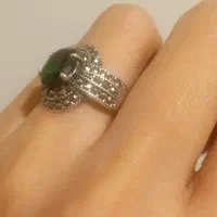 انگشتر نقره زمرد|بدلیجات|مشهد, یوسفیه (شهرک غرب)|دیوار