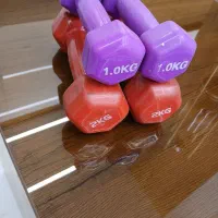 دمبل ۱ کیلویی و ۲ کیلویی در حد نو|تجهیزات ورزشی|پردیس, فاز ۱۱|دیوار