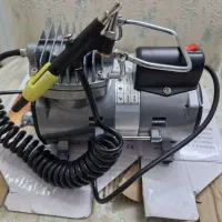 قلم وکمپرسور ایربراش اتوماتیک  با لوازم مدل TC-108