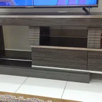 میز تلویزیون هایگلاس سه تیکه