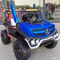 ماشین شارژی بنز آفرودی چهارموتور گهواره ای|اسباب و اثاث بچه|مشهد, توس (بلوار توس)|دیوار