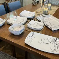 ست ظروف غذاخوری(ملامین) برند معروف