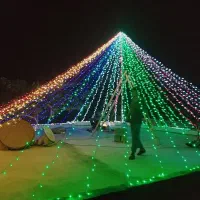 ریسه آرایی ماهور|ریسه و چراغ تزئینی|میناب, |دیوار