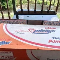 سینک دو لگن نگین الماس و هود شیب دار لمسی
