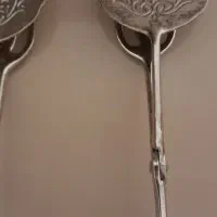 انبر سالاد و چاقو چنگال کارکرده تمیز سالم|ظروف سرو و پذیرایی|ری, دیلمان|دیوار
