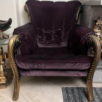 ست مبل کلاسیک لوکس دست دوم (۷ نفره + میزها) - سالم