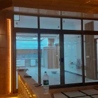 درب آلومینیومی/ شیشه دوجداره / شیشه سکوریت / توری