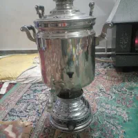 سماور قدیمی تمام برنجی گازی ۲۰لیتری|سماور، چای‌ساز، قهوه‌ساز|اهر, |دیوار