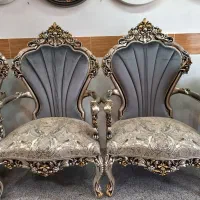 مبل ۹نفره گردوبا اقساط ۱۰|مبلمان خانگی و میز عسلی|خمینیشهر, |دیوار