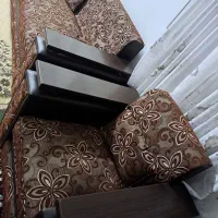 یک دست مبل ۷ نفره با جلو مبلی و یک عدد تشک طبی