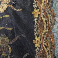 یه قواره پارچه توری کارشده