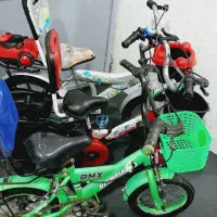 دوچرخه ۱۲و۱۶و۲۰ دنده ای کمکی سالم تمیز