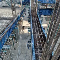 اجرای سقف بتنی و فلزی