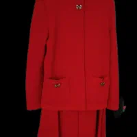 کت دامن نخی بافت آمریکایی سایز ۵۰