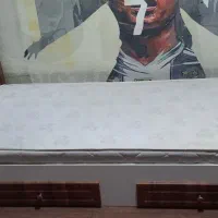 تخت یک نفره ام دی اف و پی وی سی بسیار تمیز|تخت و سرویس خواب|ساری, |دیوار