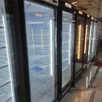 فریزر ۷۰ سانتی ایستاده ویترینی تک در و دو درب