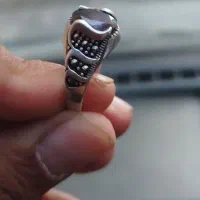 انگشتر حدید و توپاز هفت رنگ|جواهرات|ملایر, |دیوار