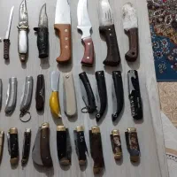 چاقو|کلکسیون اشیاء عتیقه|شیراز, گل سرخ|دیوار