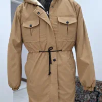 کاپشن کلاه دار آستر تدی