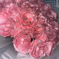 دسته گل روبانی