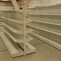 قَفَسِه فلِزیِ صفحهِ تُرک پایه ویتّرین دِکورراکِ|فروشگاه و مغازه|نیشابور, دارایی|دیوار