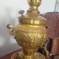 سماوربرنجی زغالی|سماور، چای‌ساز، قهوه‌ساز|پاکدشت, خاتون آباد|دیوار