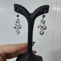 گوشواره تمام تراش نقره اصل|بدلیجات|کرمانشاه, |دیوار