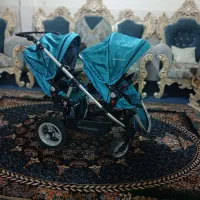 کالسکه دوقلو پیرگاردین|کالسکه و لوازم جانبی|ری, علایین|دیوار