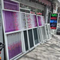 دروپنجره توری دوجداره upvcشیشه دوجداره