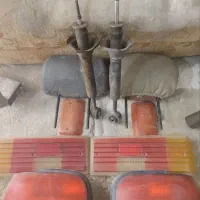 وسایل ماشین خطر پراید و چراغ جلو ...