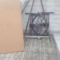 تخت فلزی با کفی بزرگسال