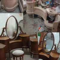 رنگ کاری مبل وسرویس خواب وکنسول ودرب های چوبی منزل