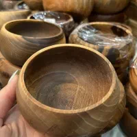 پیاله چوبی جنس گردویی