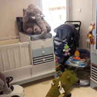 سرویس کمد و تخت نوزاد و نوجوان اپادانا