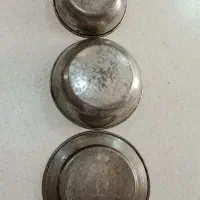 کاسه و بشقاب مسی پنجاه ساله خالص