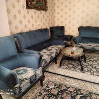 مبلمان راحتی ۷ نفره همراه با میز ناهارخوری|مبلمان خانگی و میز عسلی|تهران, باغ فیض|دیوار