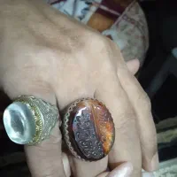 انگشتربزرگ درنجف وعقیق خطی وانواع  باسنگ طبیعی