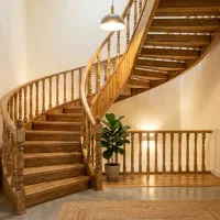 ساخت راه‌ پله چوبی