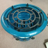 چراغ سه شعله قدیمی. والور.چراغ فانوسی.شانه قالی