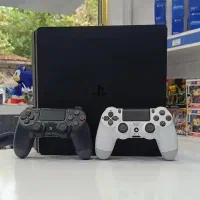 Ps4 اسلیم ۵۰۰ گیگ کپی خور دو دسته اصلی