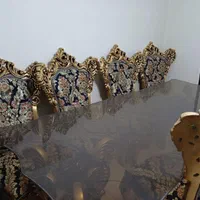 مبل سلطنتی9نفره بانهارخوری8نفره|مبلمان خانگی و میز عسلی|مشکیندشت, |دیوار