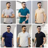 تیشرت یقه کوبایی