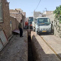 اجرای شبکه فاضلاب به همراه نصب انشعابات