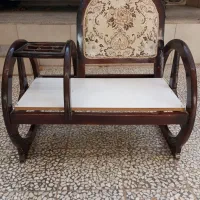 میز تلفن چوبی