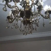 لوستر برنجی ۵ شاخه