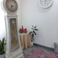 ساعت ایستاده چوبی LOTUS رنگ کرم سالم درحدنو|ساعت دیواری و تزئینی|گرگان, |دیوار