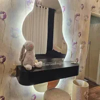 اینه قدی دفرمه بک لایت شلف کنسول دیواری|آینه|تهران, صادقیه|دیوار